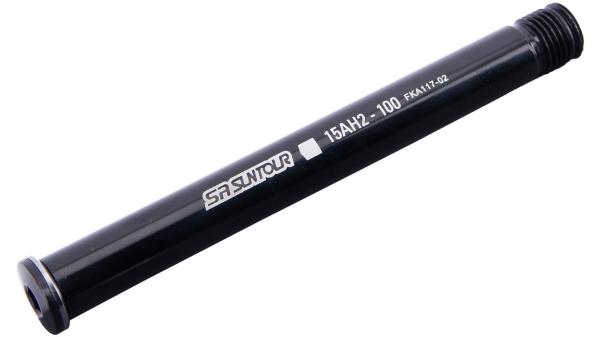 Tern Vorderradsteckachse  1 1/8"-1,5" tapered schwarz