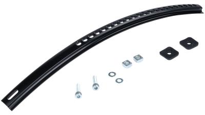 H.R., Alu / CrMo / Titan Gep&auml;cktr&auml;ger  L schwarz Produktbild 1