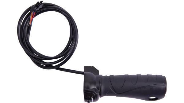 HLS Gasdrehgriff  XL schwarz, grau