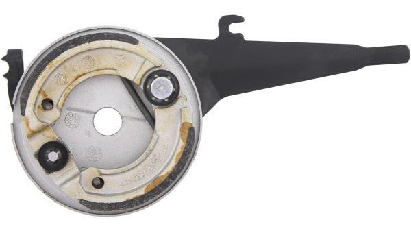 Sturmey Archer Bremsplatte   schwarz, silber