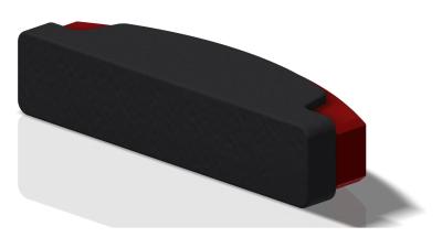 Spanninga Pimento XE  L rot, schwarz Produktbild 1