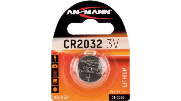 Ansmann Knopfzelle   schwarz