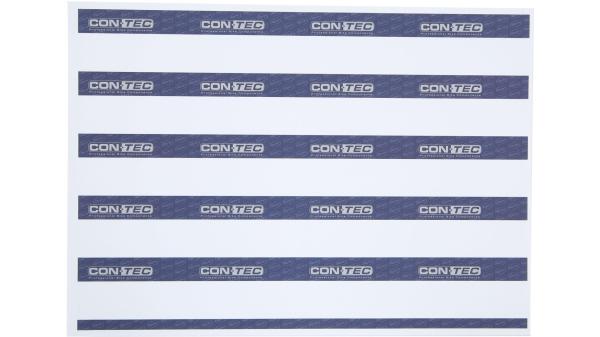 CONTEC Regaletiketten  L blau, wei&szlig;