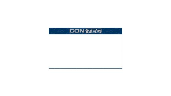 CONTEC Regaletiketten  L blau, wei&szlig;