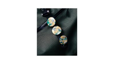Reflective Berlin Button  XXL gelb, gr&uuml;n Produktbild 1