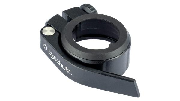 By,Schulz Sattelklemmschelle  1 1/8" schwarz
