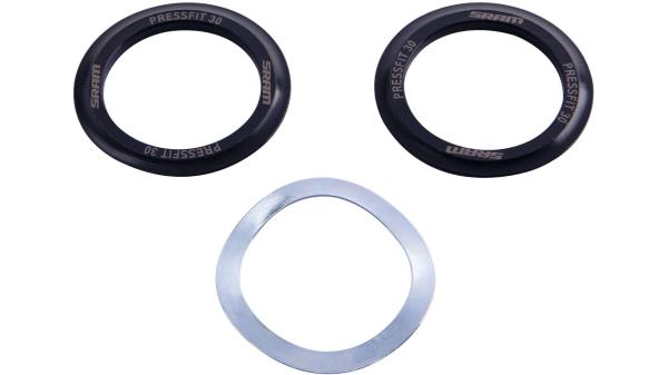 Truvativ Lagerabdeckung  L schwarz, silber