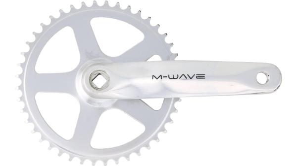 M-Wave Kettenradgarnitur  L silber