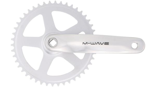 M-Wave Kettenradgarnitur  L silber