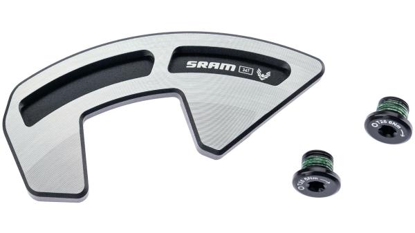 SRAM Bash Guard XX  L silber, schwarz