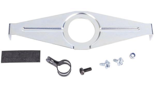 Horn Steckbrille  L silber