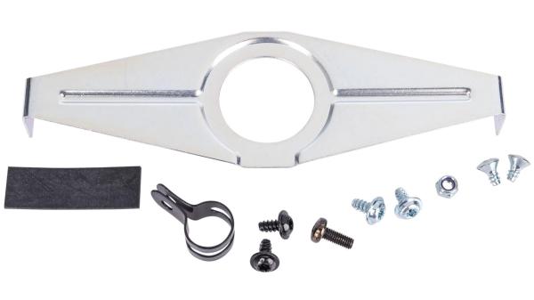 Horn Steckbrille  L silber