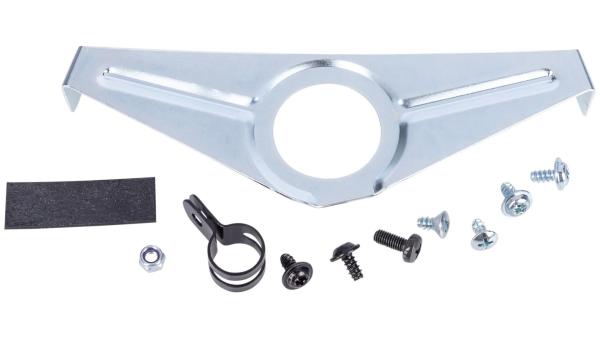 Horn Steckbrille  L silber