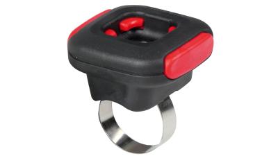 KLICKfix Quad-Adapter  17 mm schwarz, rot Produktbild 1