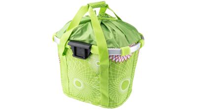 Rixen & Kaul Bikebasket  XL gr&uuml;n, wei&szlig; Produktbild 1