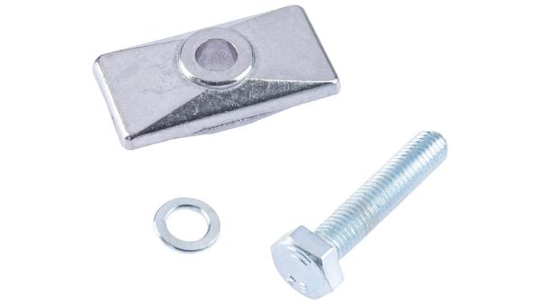 Point Montageplatte  L silber