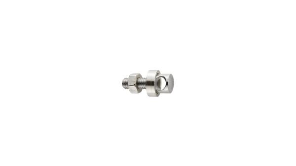 Fix-Nippel Strebenkloben  XL silber