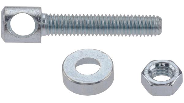 Fix-Nippel Strebenkloben  L silber
