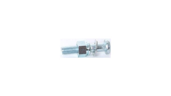 Fix-Nippel Sattelklemmbolzen  1 1/8" silber