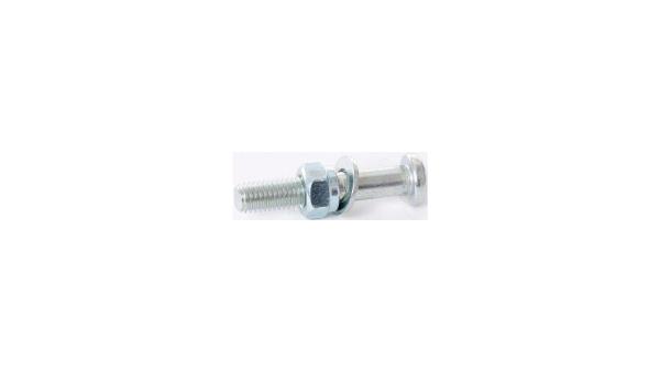 Fix-Nippel Sattelklemmbolzen  1 1/8" silber