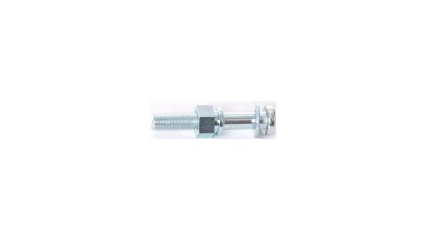 Fix-Nippel Sattelklemmbolzen  1 1/8" silber