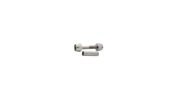 Fix-Nippel Sattelklemmbolzen  1 1/8" silber