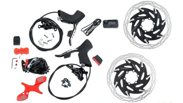 SRAM Red eTap AXS 1x  1 1/8"-1,5" tapered schwarz, rot