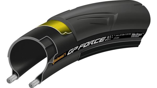 Continental Grand Prix Attack + Force III  17 mm schwarz