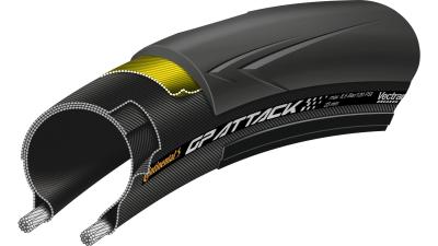 Continental Grand Prix Attack + Force III  17 mm schwarz Produktbild 1