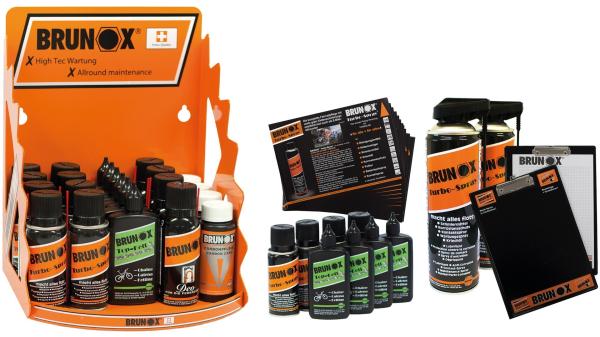 Brunox Verkaufsdisplay  XXL schwarz, orange