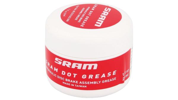 SRAM DOT  1 1/8" wei&szlig;, rot