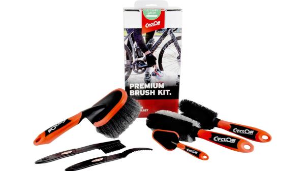 Cyclon Brush Kit  17 mm rot, wei&szlig;, schwarz