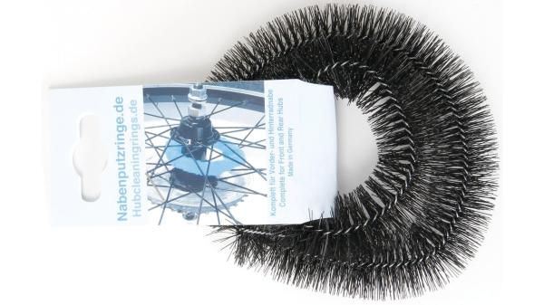  Nabenputzringe  17 mm schwarz