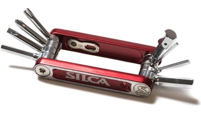 Silca Italian Army Knife Nove  1,5 mm silber, rot Produktbild 1