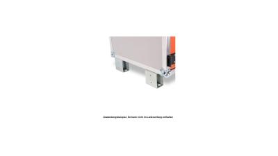 Tip Top Stapelf&uuml;&szlig;e  31,8 mm grau Produktbild 1