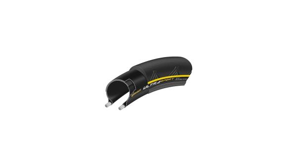 Continental Ultra Sport 2  17 mm schwarz, gelb