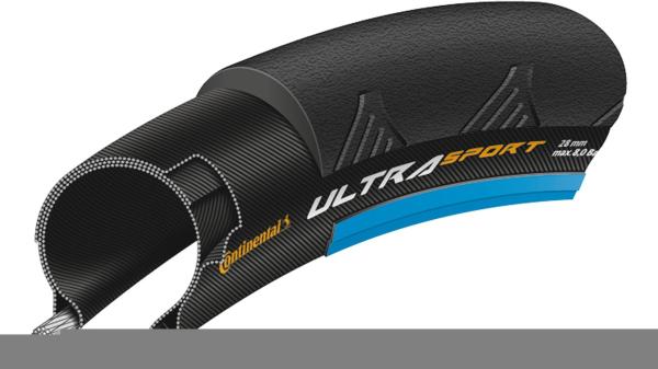 Continental Ultra Sport 2  17 mm schwarz, blau
