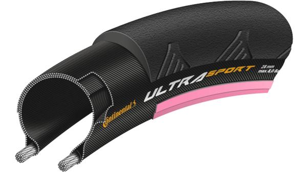 Continental Ultra Sport 2  17 mm schwarz, rosa