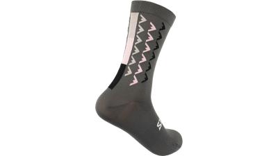 Silca Aero Race Sock Unisex S grau, rosa Produktbild 1