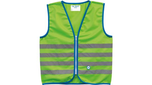 Wowow Fun Jacket Kinder S gr&uuml;n, silber
