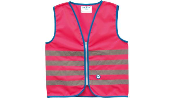 Wowow Fun Jacket Kinder S rosa, silber