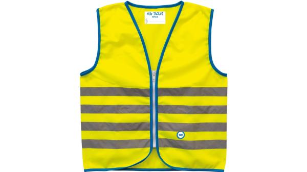 Wowow Fun Jacket Kinder S gelb, silber