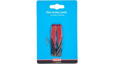 V-Brake Bremsgummi   schwarz, rot Produktbild 1