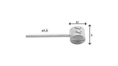 Innenz&uuml;ge 19 strands slick   silber Produktbild 1
