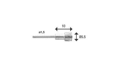 Innenz&uuml;ge 19 strands slick   silber Produktbild 1