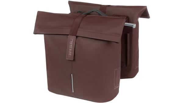 Basil City Double Pannier Bag MIK  L braun