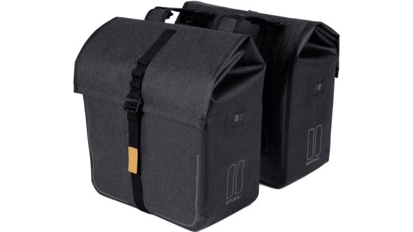 Basil Urban Dry  L schwarz, grau