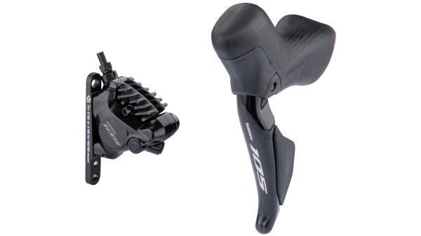 Shimano 105 Di2 ST-R7170/BR-R7170  17 mm grau, schwarz