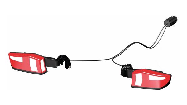 Uebler R&uuml;ckleuchtensatz  Unisize schwarz, rot, transparent