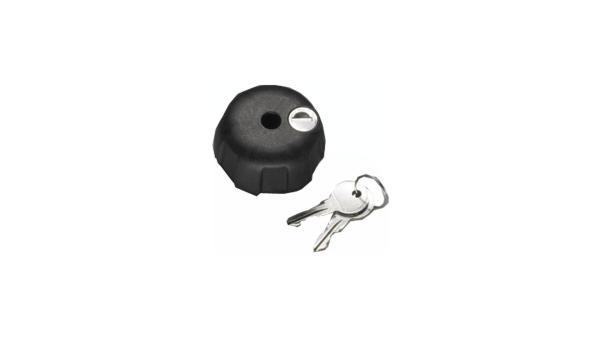 Uebler Knebelmutter  Unisize schwarz, silber